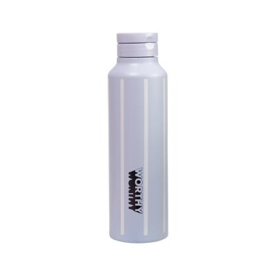 Worthy Sugarcane Drink Bottle Blue Steel Striped 750ml